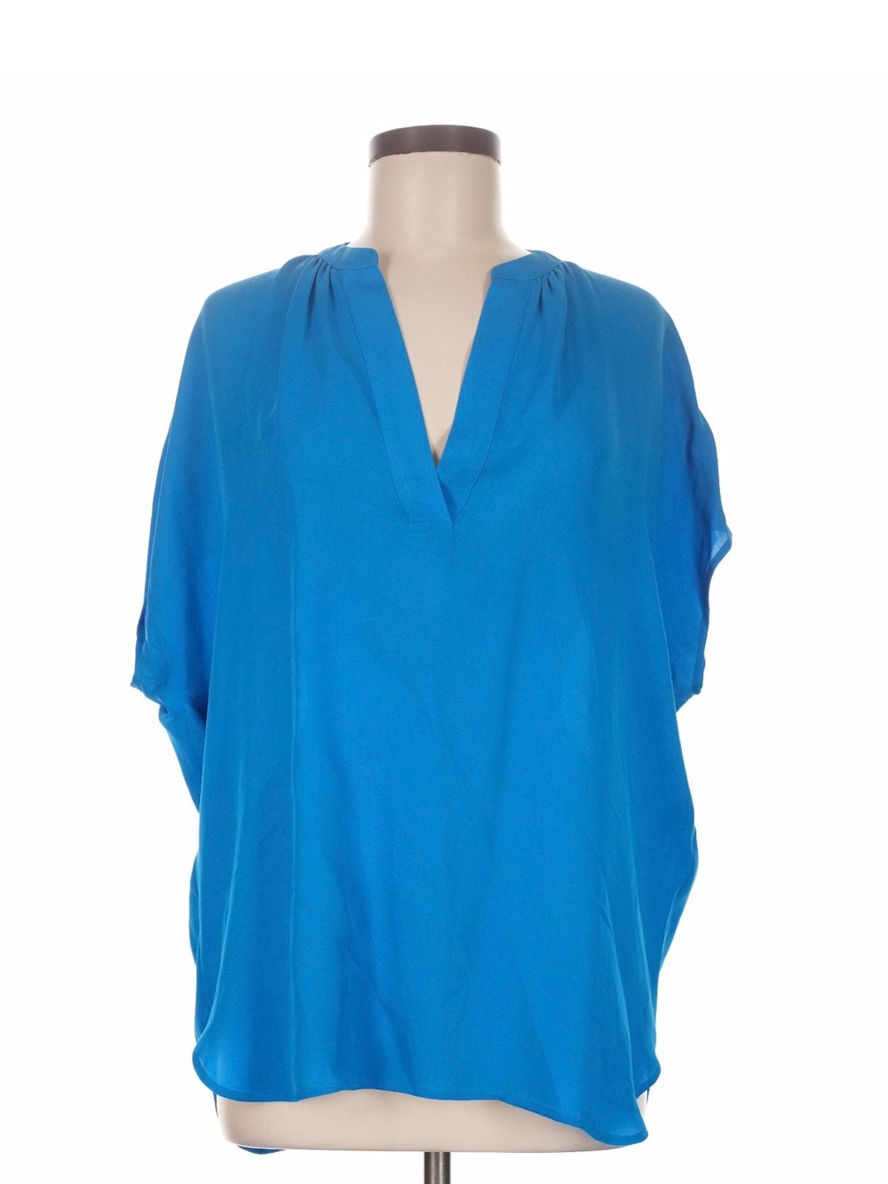 Diane Von Furstenberg Deep v silk top